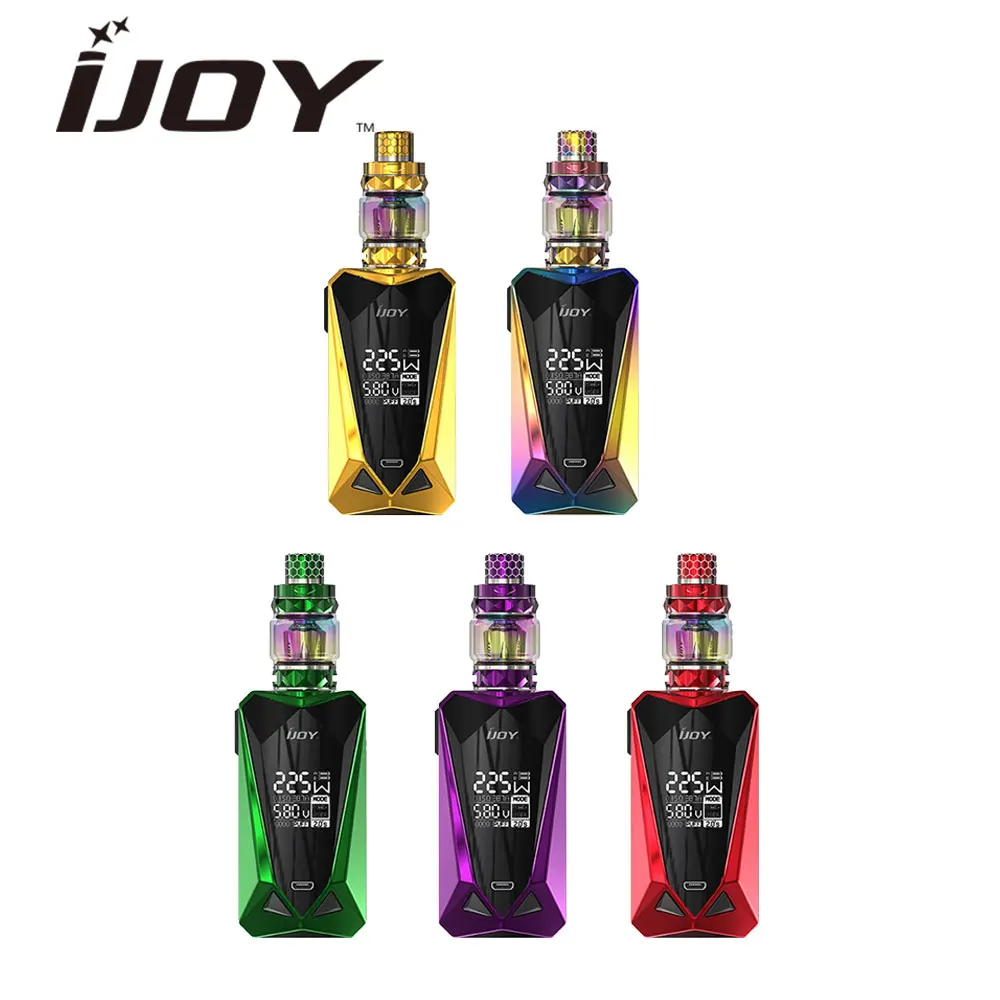 Набор IJOY Diamond Mini с аккумуляторами 225 Вт Millisecond Fire 2 18650 Алмазный Мини-мод и сетчатая