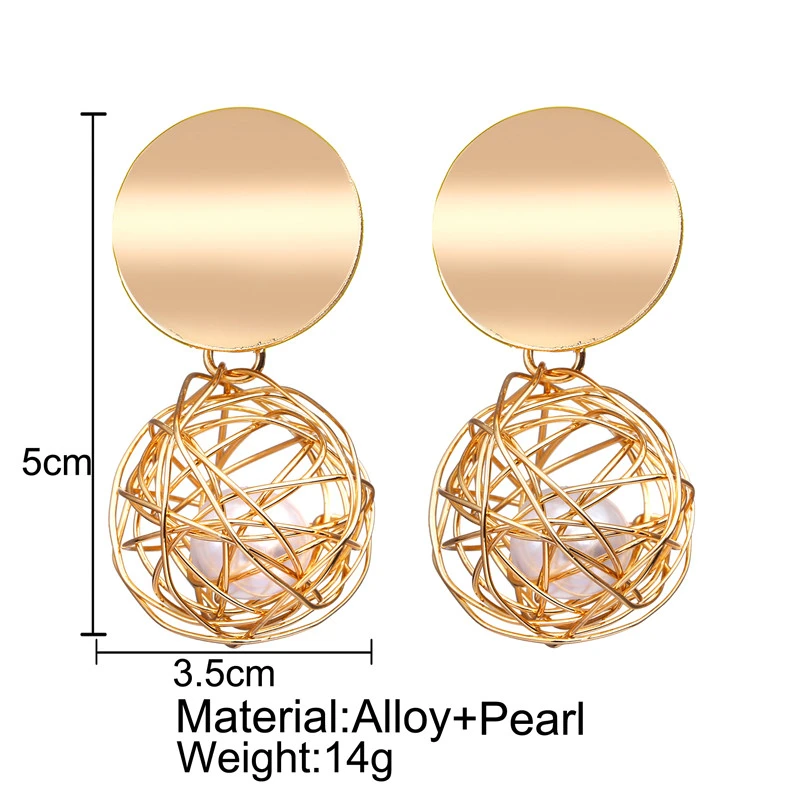 Gold-Color-Pearl-Earrings-For-Women-Trendy-New-Hollow-Out-Round-Dangle-Freshwater-Pearl-Earrings-Female