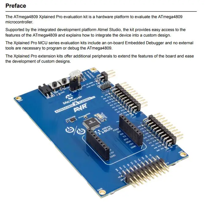 ATMEGA4809-XPRO INFO