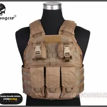 Охотничий тяжелый жилет Emerson SPC Тактический жилет страйкбол Molle Военная Тактическая Экипировка Coyote коричневый EM2887