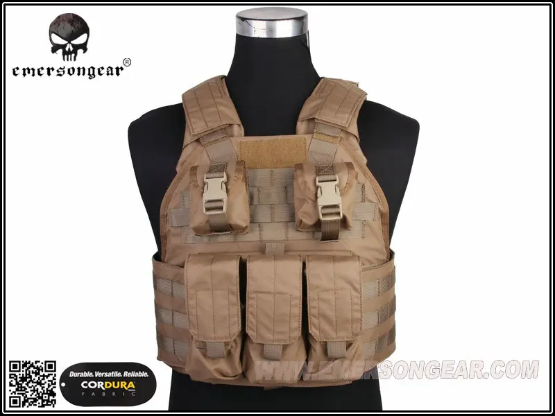 

Hunting Heavy Vest Emerson SPC Tactical Vest Airsoft Molle Military Tactical Gear Coyote Brown EM2887