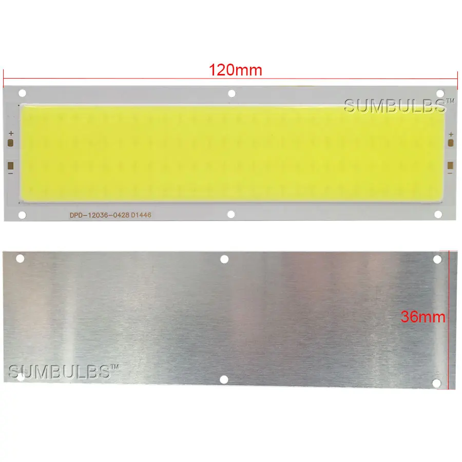 Lâmpadas Led e Tubos levou faixa lâmpada luz dc Size : 120*36mm
