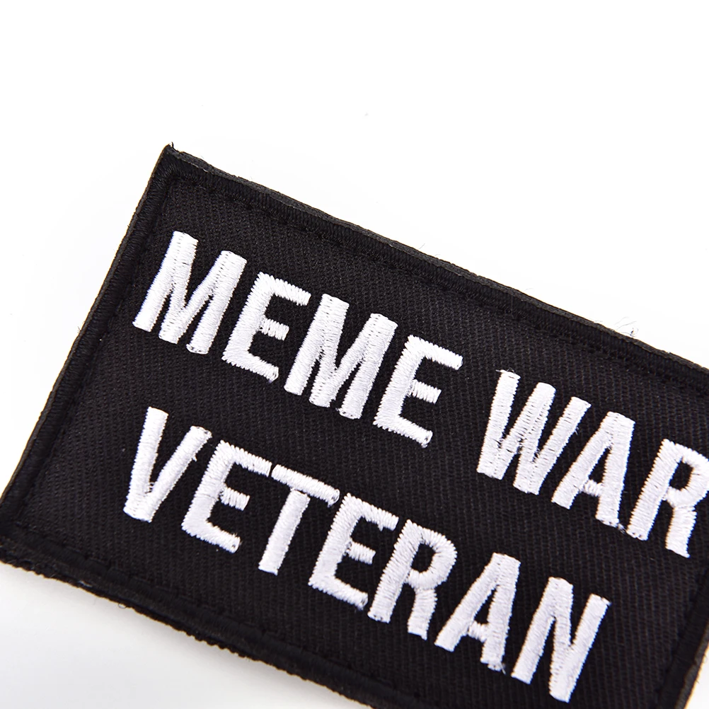 New 1pc Tactical Embroidered Meme War Patch Veteran Morale ...