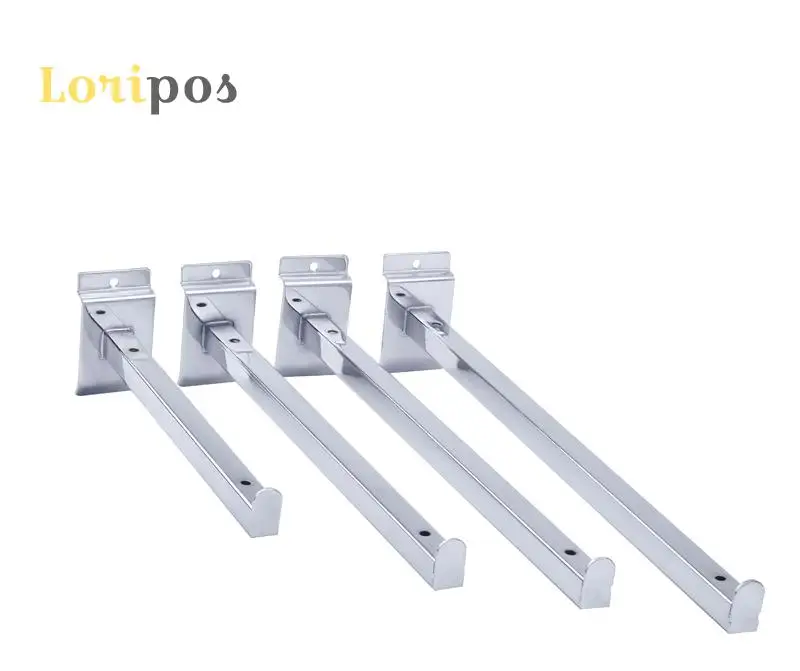 

Wall Slot Shelf Brackets Glass Plate Support Brackets Universal Hanger Hook Laminated Board Support Arm Hardware Rod Metal Rack