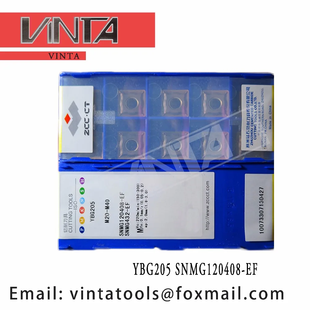 unidades lotes YBG205 YBG202 YBM153 SNMG120408-EF cnc