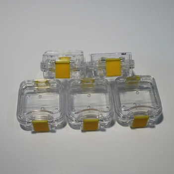 

20pcs Dental Plastic Tooth Box with Film Denture Teeth Storage Boxes Case with Membrane Dental Tool