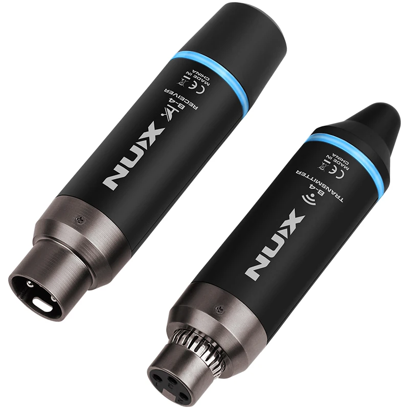 

NUX B4 Wireless Microphone System Small Compact Transmitter Snap-On Microphone