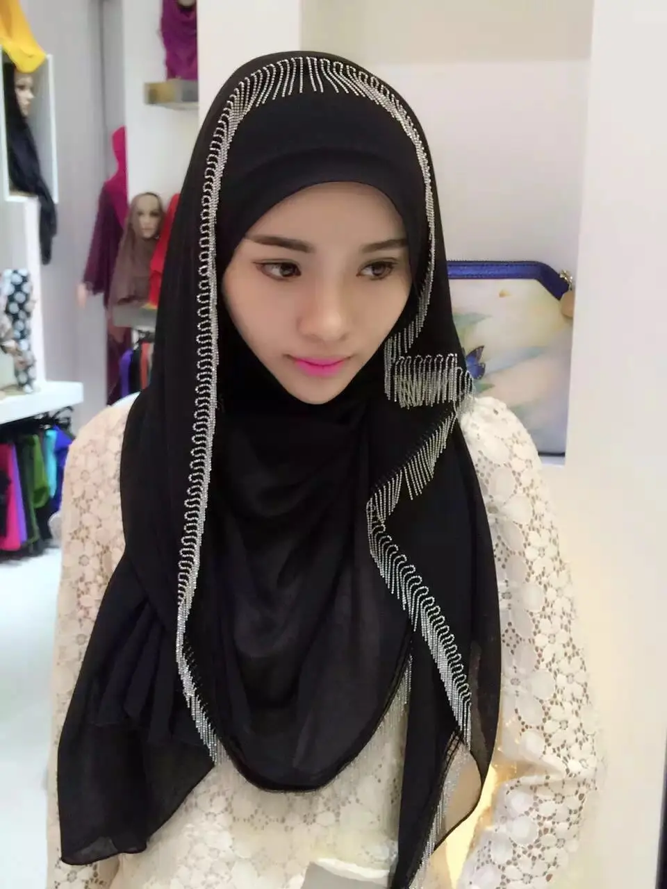 2017 Adult quantity Promotion Fashion Muslim Acetate 