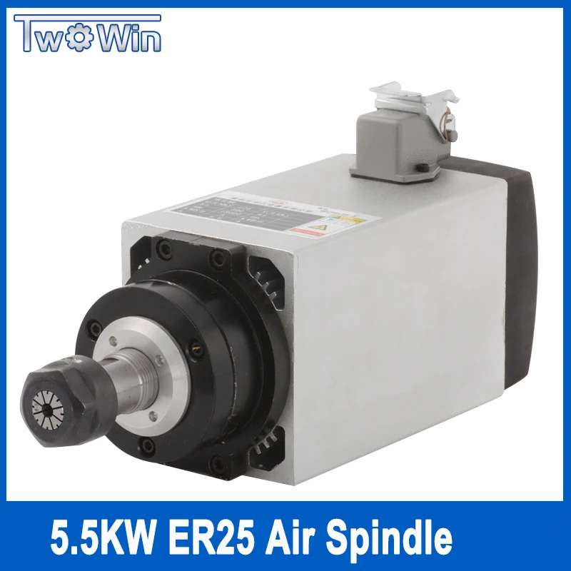 Buy 5.5kw ER25 air cooled spindle 300hz ceramic ball