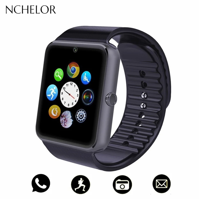 SmartWatch Bluetooth Pedometer Smart Watch with Camera SIM