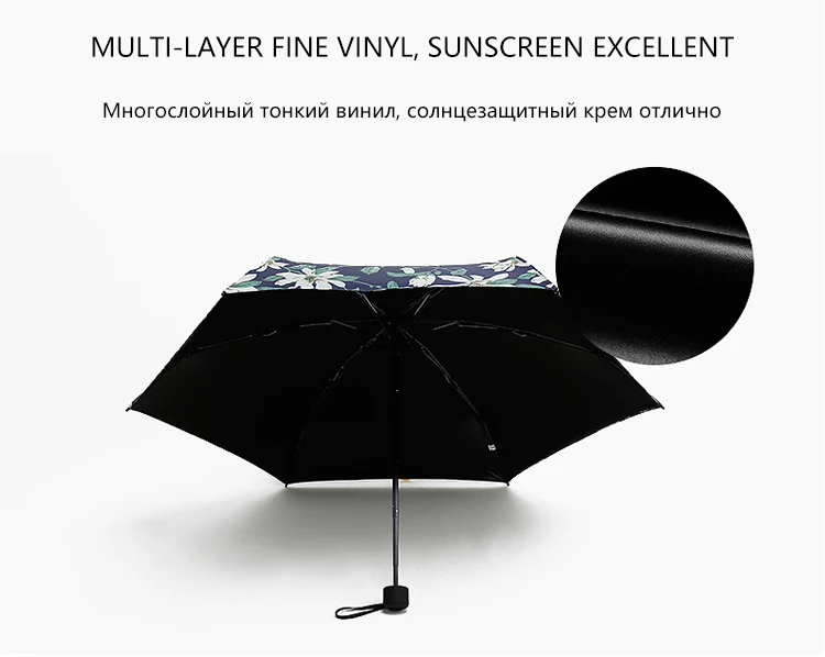 Креативный супер светильник, легко носить с собой, мини Карманный Зонт для мужчин, 5 складов, 229 г, дорожный зонт, Зонт от дождя/солнца для женщин и детей, Paraguas