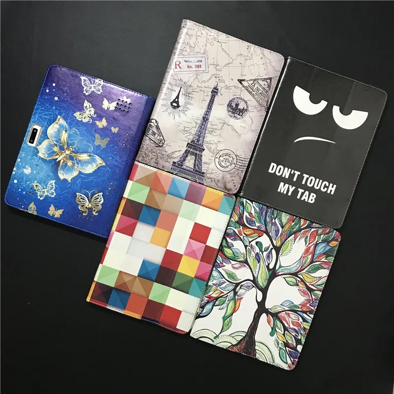 

PU Leather Cover for Digma Platina 1579M 4G NS1800ML 10.1 inch Tablet Folio Stand HISTERS Case 3 FREE Gifts