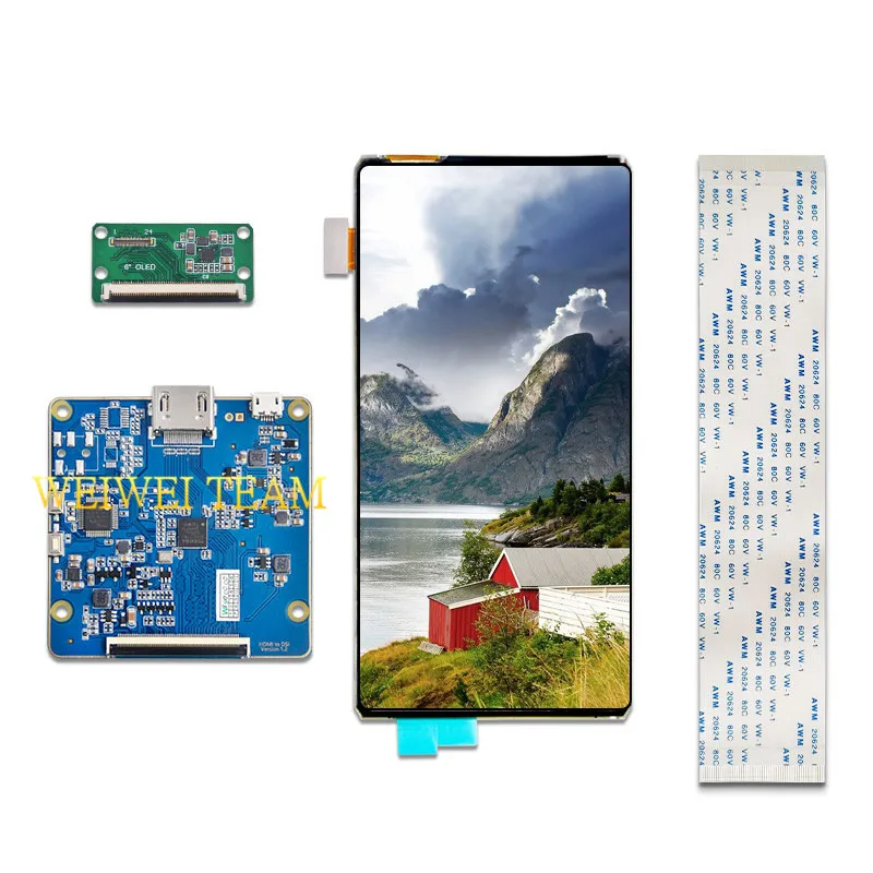 Гибкий oled-дисплей 6 дюймов 2160x1080 Amoled экран гибкие панели с MIPI HDMI плата контроллера 18:9 для DIY проекта