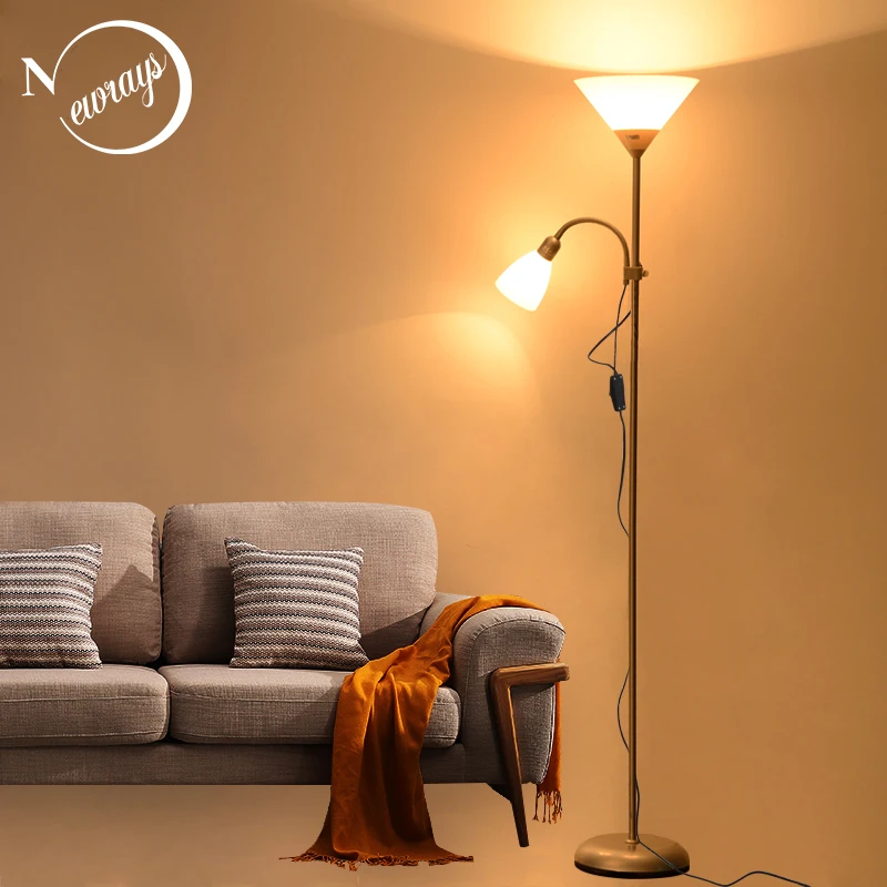  Modern nordic design 2 lights night Floor Lamp stand Living Room adjustable Hotel Lighting E27 LED  - 32879841795