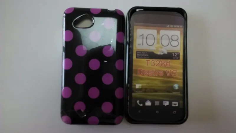 hTC Desire VC T328d Polka Dots Case (7)