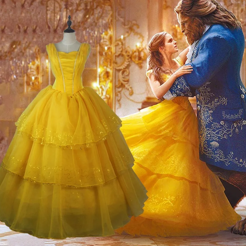 the beauty and the beast belle kids children dress ...