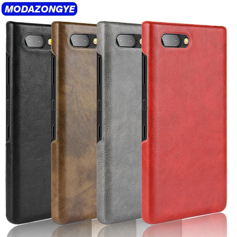 For Blackberry Key2 Case Key 2 Cover Hard PU Leather Phone KeyTwo Two BBF100 BBF100-1 |