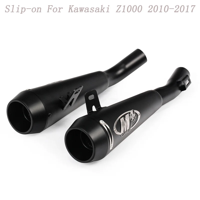 Модифицированная выхлопная труба мотоцикла средняя Z1000 2010 2016 углеродное волокно