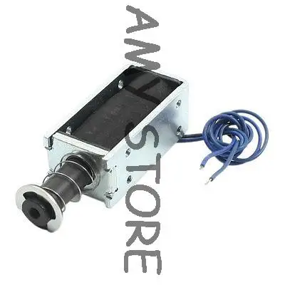

DC12V 500g сила 5 мм привод 2 провода Pull Push Электромагнитный Электромагнит