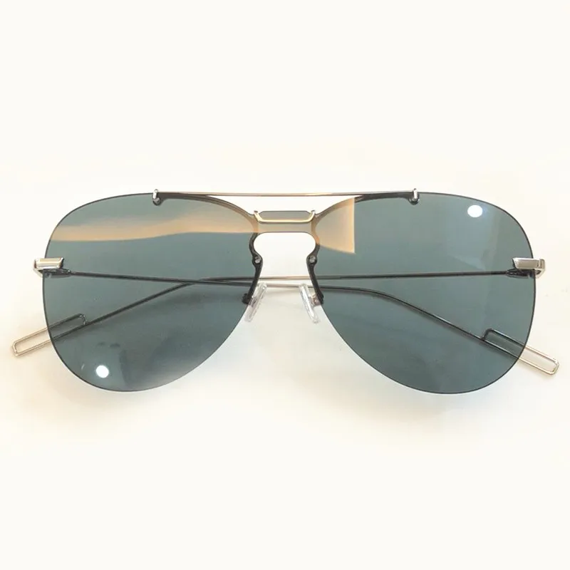 2 Mode 1 Feminino no 5 no Metall Frauen 4 no Sol Für Shades Pilot Sonnenbrille Uv400 Objektiv Gläser No Rahmen Oculos Randlose no Harz 3 De Herren RarqARwUx
