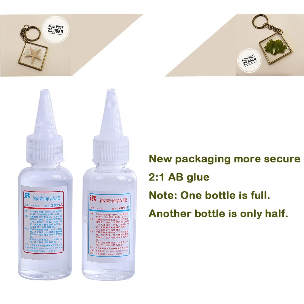 spesifikasi Doreen Kotak Kristal Batal Resin Epoxy Resin AB Lem Putih Untuk Perhiasan Membuat DIY 11.5 cm x 3 cm, 1 Set (Setengah Botol dalam B) 2017 baru Beli Doreen Kotak Kristal Batal Resin Epoxy Resin AB Lem Putih Untuk Perhiasan Membuat DIY 11.5 cm x 3 cm, 1 Set (Setengah Botol dalam B) 2017 baru