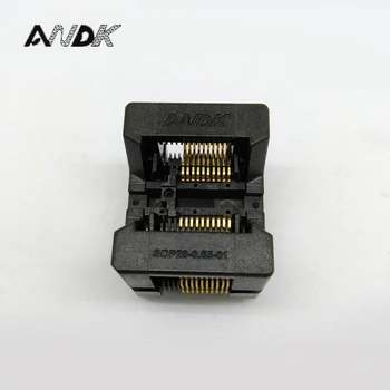 

SSOP24 TSSOP24 Burn in Socket Pin Pitch 0.65mm IC Body Width 4.4mm 173mil Test Socket Adapter