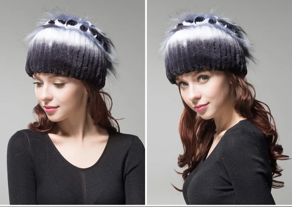 fur woman winter hats PCM009 (16)