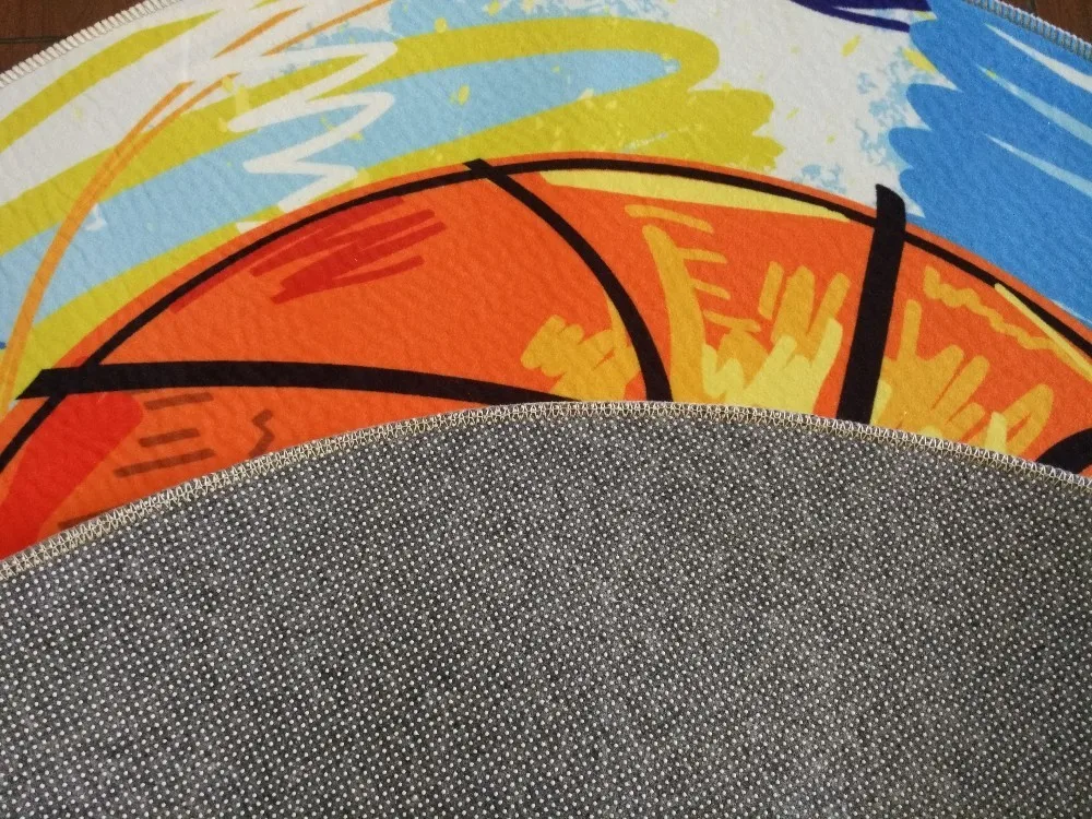 Basketball Round Carpet Living Room Parlor Children Kids Bedroom Chair Rugs Toilet Bathroom Mat Boy Decorations Carpet tapetes Basketball Round Carpet Living Room Parlor Children Kids Bedroom Chair Rugs Toilet Bathroom Mat Boy Decorations Carpet tapetes