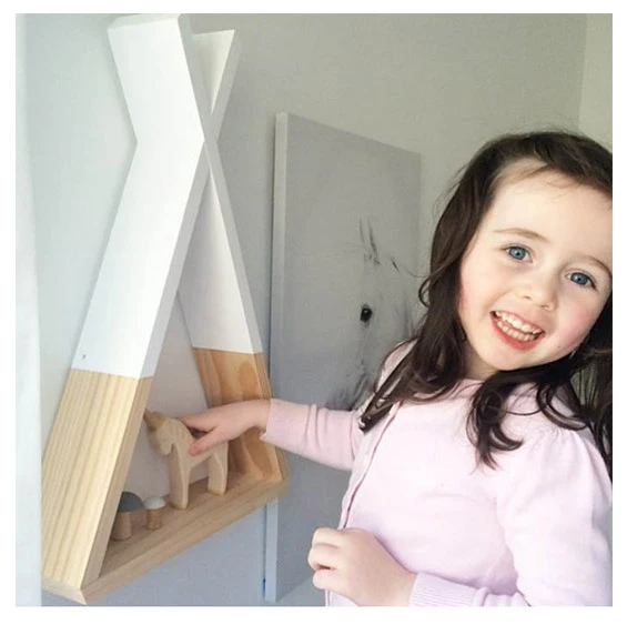 Skup Nordic przedszkole drewniany X wiszący stojak do przechowywania dla dzieci wystrój pokoju trzeba złożyć samemu wystrój pokoju dziecięcego drewniana półka wieszak ścienny