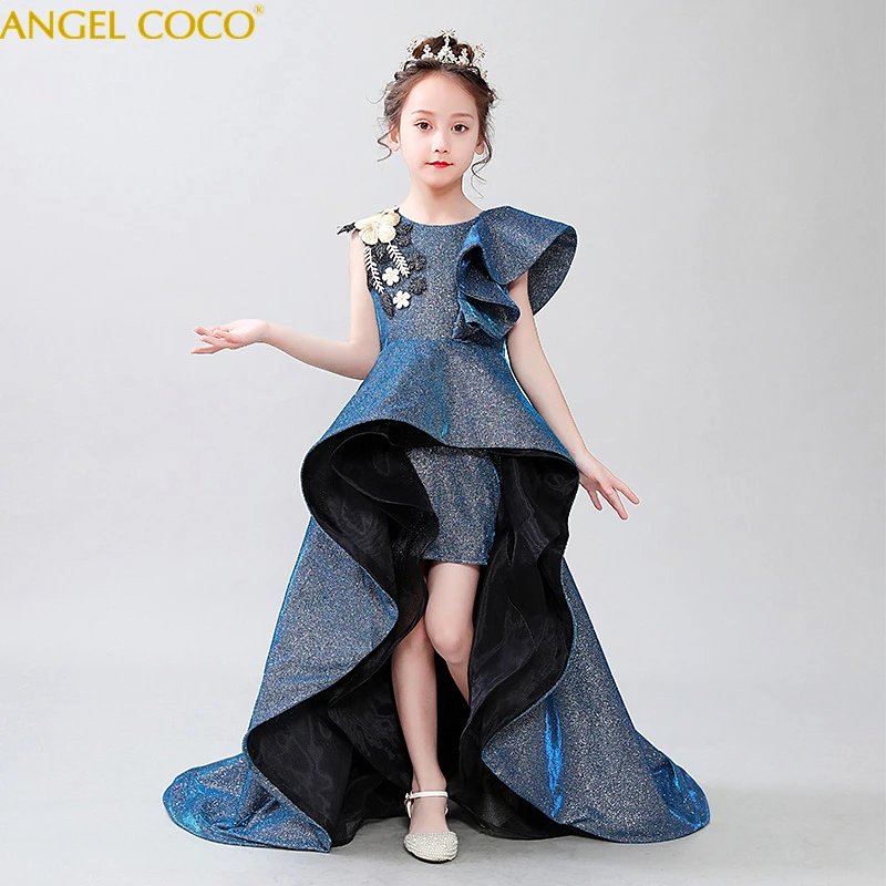

Fashion Dress for Children Flower Girls Dress Party Gown Princess Vestidos Robe de fille Vestito da ragazza Costume For Kids
