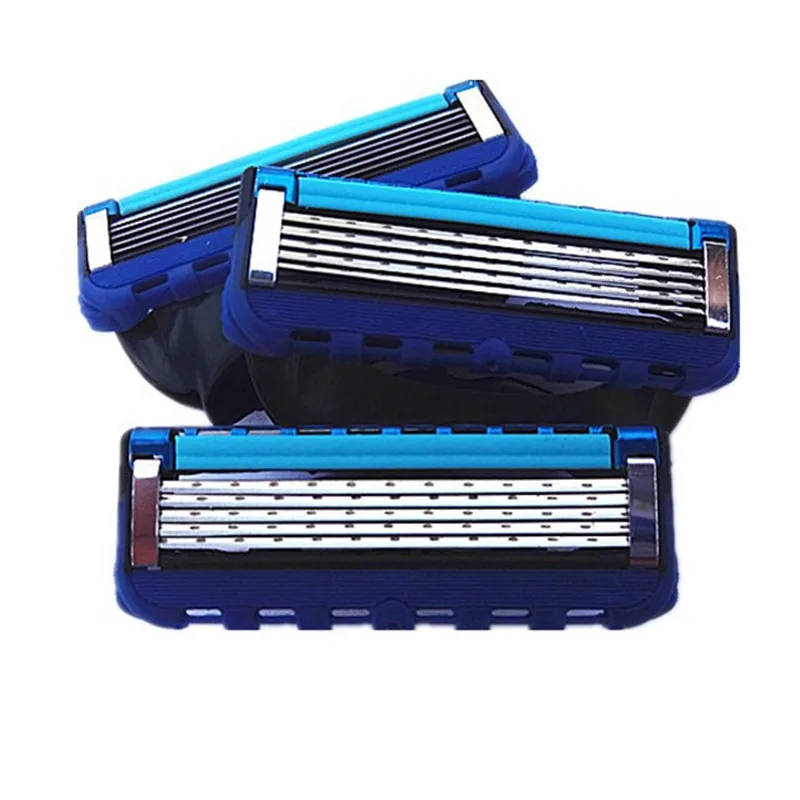 4 قطعة/الوحدة شفرات حلاقة 5 طبقة شفرة الحلاقة ل Gilettee الانصهار الطاقة ماكينة حلاقة BladesFor جيليت Proglide آلة