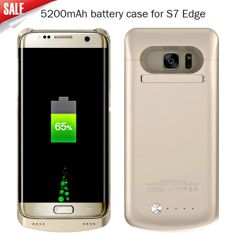 Power Bank Cover Case For Samsung galaxy S7 4200mAh & S7 edge 5200mAh