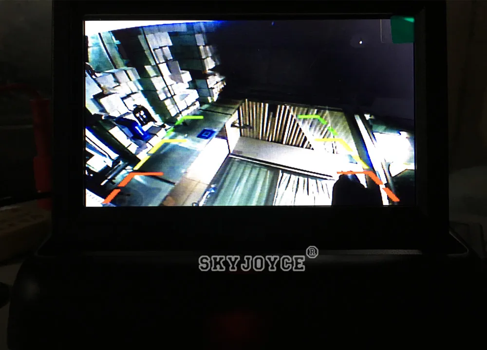 4,3 автомобильный телевизор монитор экран Камера заднего вида Автомобильный Европейский номерной знак рамка камера светодиодный резервный Обратный ИК 2 Датчик парковки