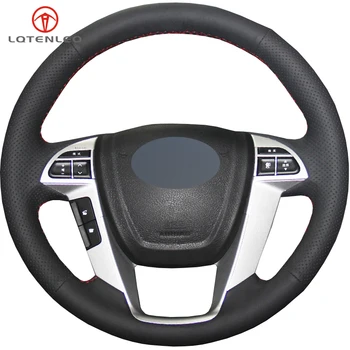 

LQTENLEO Black Genuine Leather DIY Car Steering Wheel Cover For BYD e5 E5 F3 S7 2016-2018 E6 e6 G5 2014-2018 G6 S6 2011-2014