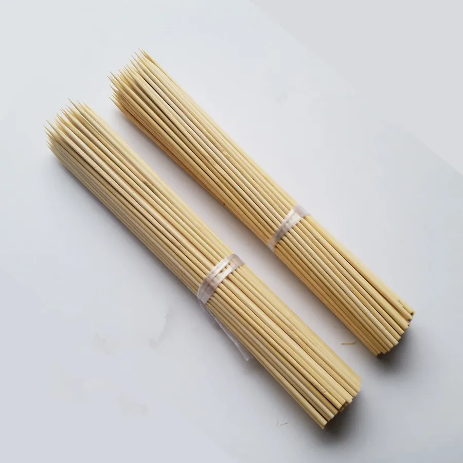 90 шт./упак. Одноразовые Бамбуковые Шпажки для гриля шашлык кабоб деревянные палочки для барбекю инструменты для барбекю Открытый шашлык дружественный 35 см x 4 мм