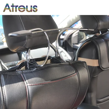 

Atreus Car rear seat headrest stainless steel hanger for Mercedes W203 BMW E39 E36 E90 F30 F10 Volvo XC60 Audi A6 c5 c6 Q5 Q7