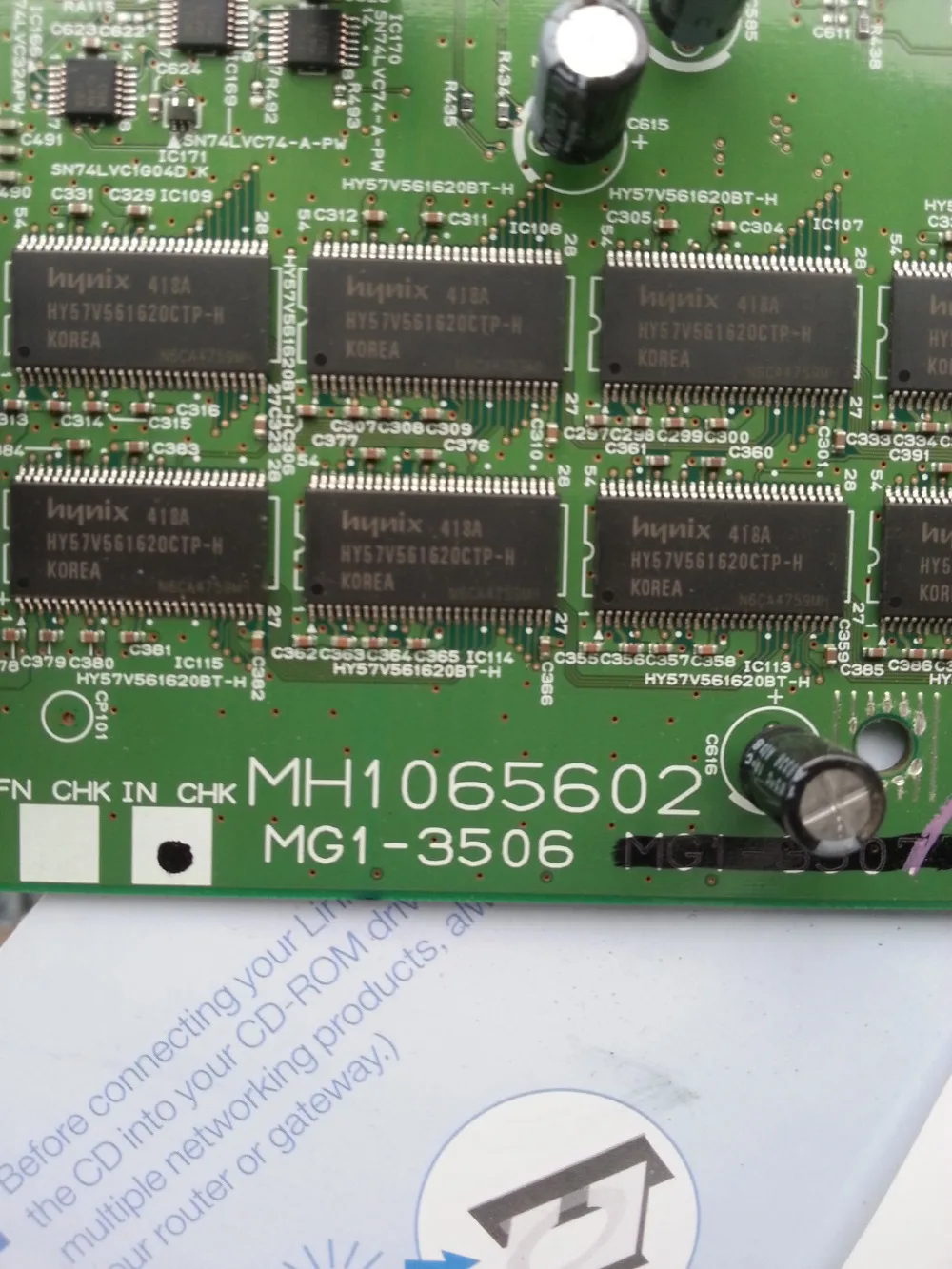 

MAINBOARD FOR CANON SCANNER 9080 MG1-3506 MH1065602