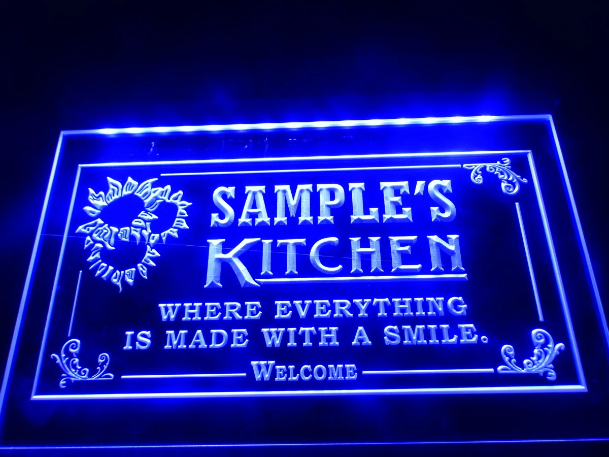 DZ020 Kitchen Bar Wine LED Neon Light Sign hang sign home decor