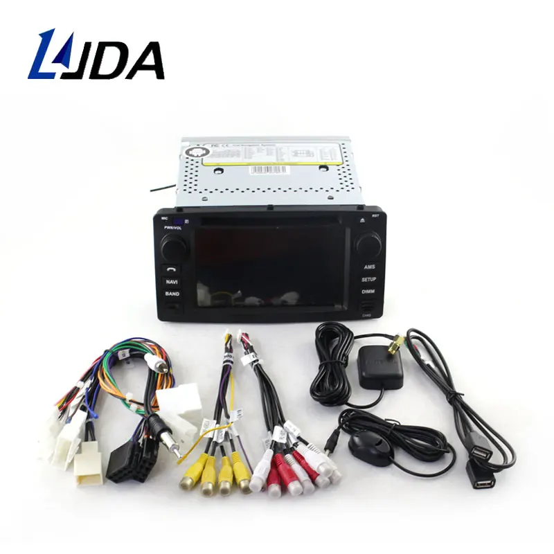 Sale LJDA Android 9.1 Car DVD Player For Toyota Corolla E120 BYD F3 Wifi GPS Navigation 2 Din Car Radio Multimedia Stereo Video Audio 4