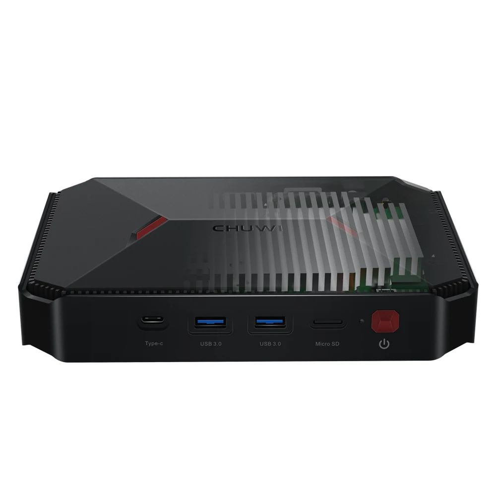 CHUWI GBox Pro Intel Atom X7-E3950 четырехъядерный Windows 10 OS 4 ГБ ОЗУ 64 Гб ПЗУ гигабитный Ethernet мини-ПК 2,4G/5G двухдиапазонный Wifi