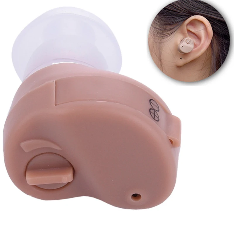 

Super Mini Ear Amplifier Listening Hearing Aids Personal Sound Amplifier Maximizes Ear Tone Volume Adjustable Earphone deaf