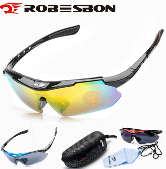 ROBESBON Polarized Sports Unisex Sunglasses Road Cycling Glasses Mountain Bike Bicycle Riding Protection Goggles Eyewear
