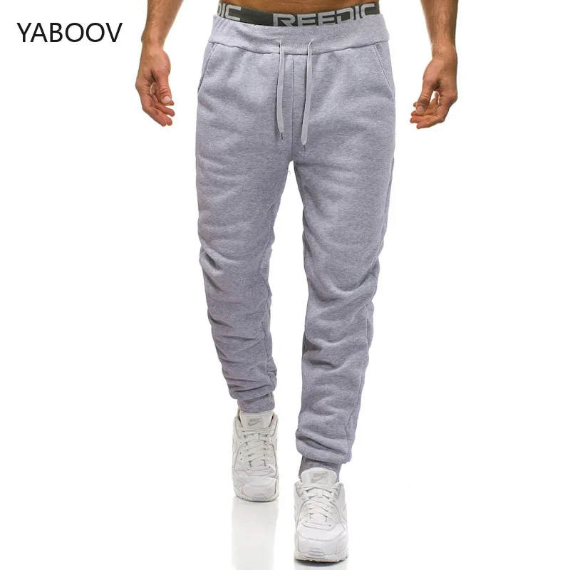 

New Men Joggers Brand Male Trousers Casual Pants Sweatpants Jogger Black Elastic Fleece Gyms Fitness Tactical Pants Pantalones
