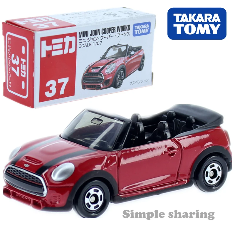 Takara Tomy Tomica спортивная машина серии BMW HONDA LEXUS Mazda Mini SUBARU SAAB Lotus Mitsubishi металлическая литая машина игрушки мини-формы