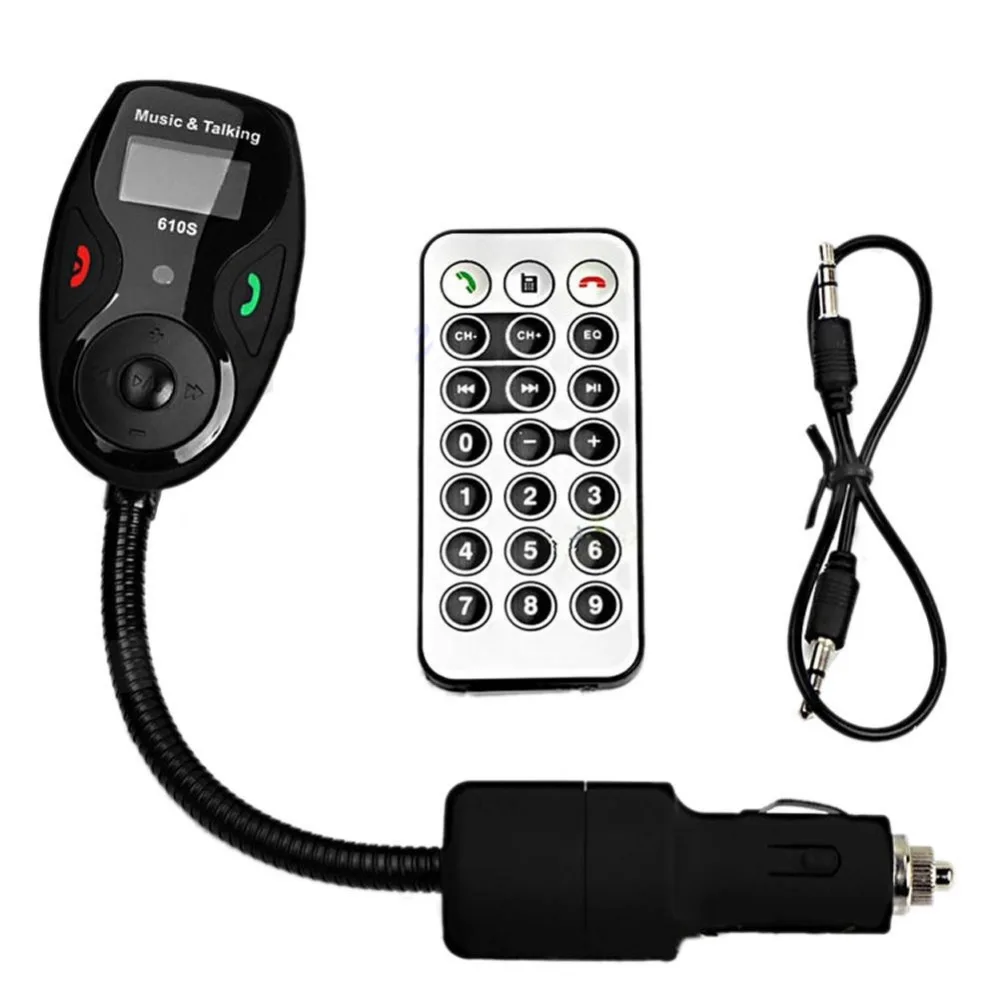 Car Kit Handsfree Bluetooth FM Transmitter Modulator LCD Display MP3 Player Free Shipping S5D | Автомобили и мотоциклы