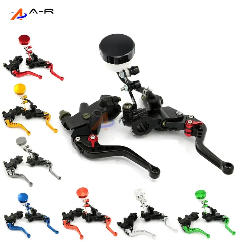 7/8" 22MM CNC Clutch Brake Master Cylinder Hydraulic Reservoir Levers