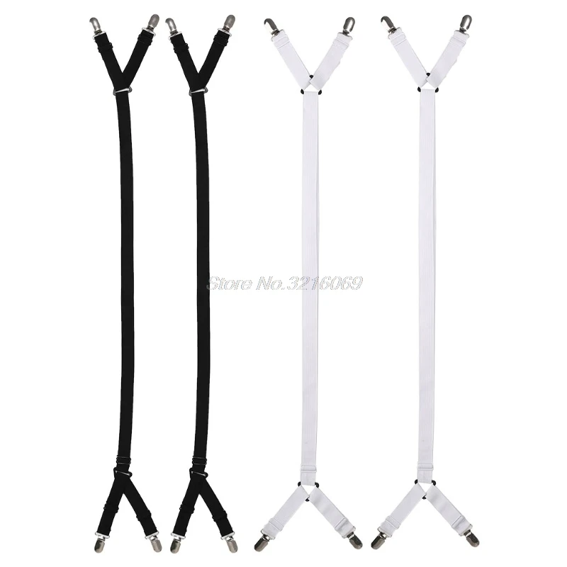 

2pcs Bed Sheet Mattress Holder Fastener Grippers Clips Suspender Straps Home Oct15 Drop ship