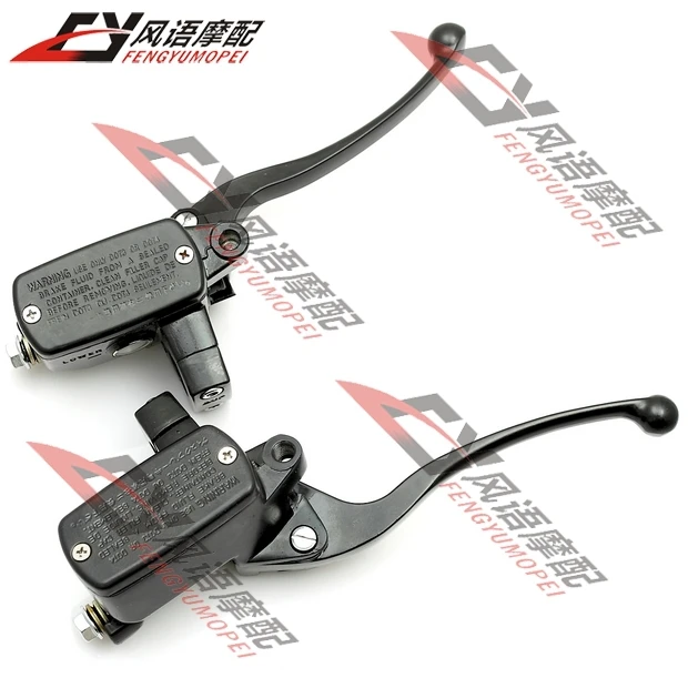 

1" Handlebar Brake Master Cylinder Clutch Levers For  Yamaha Suzuki Kawasaki VN Honda VTX Shadow Harley Dyna Road  V Star  Black