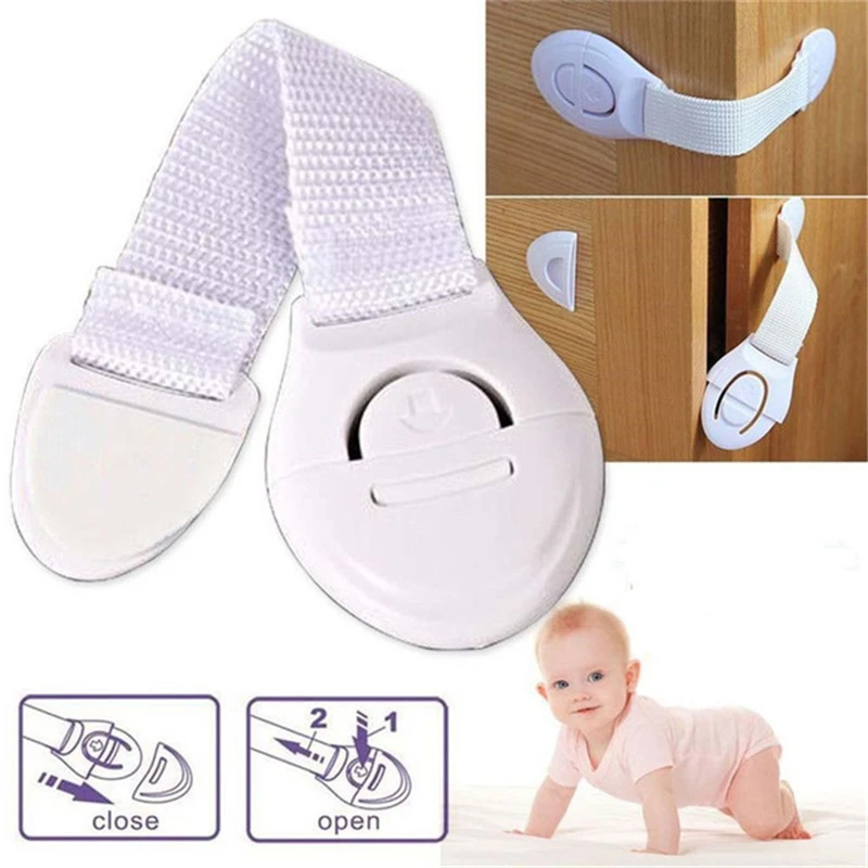 

5Pcs Child Lock Protection Of Children Locking Doors For Children's Safety Kids Safety Plastic Lock For Child Door Lock Kids