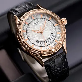 

2019 Classic Men Watch Fashion Business Big Dial Calendar European And American Quartz Wrist Watch Relogio Erkek Kol Saati